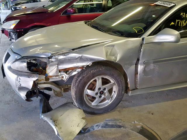2G2WS522441141880 - 2004 PONTIAC GRAND PRIX SILVER photo 9