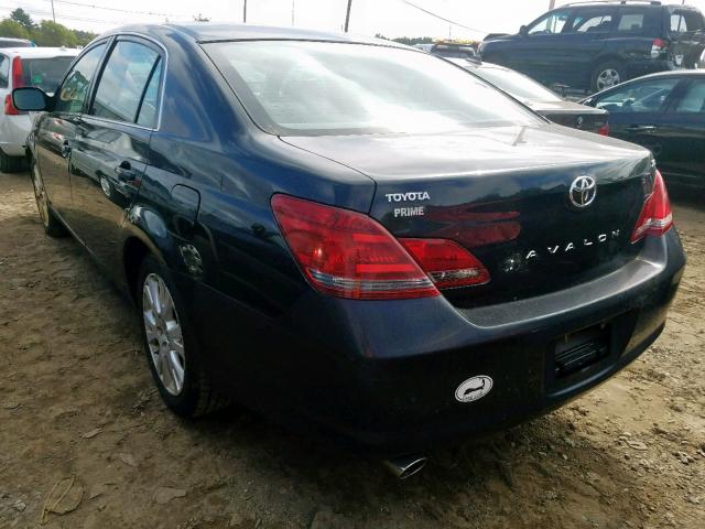 4T1BK36B78U266497 - 2008 TOYOTA AVALON XL BLACK photo 3