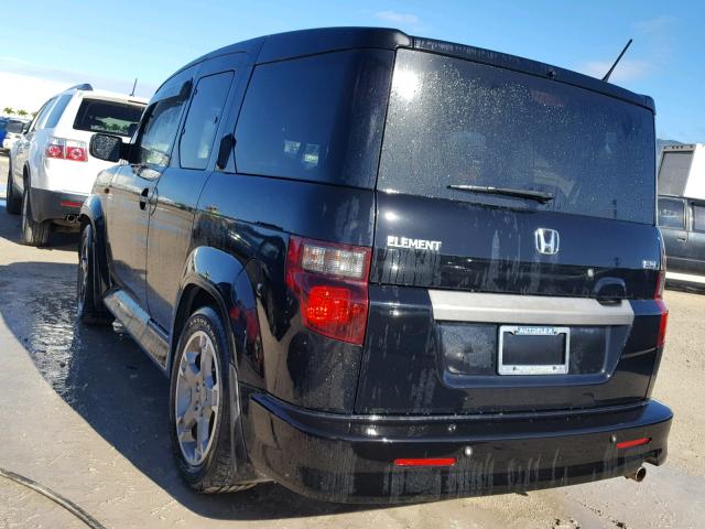 5J6YH1H9XAL001803 - 2010 HONDA ELEMENT SC BLACK photo 3