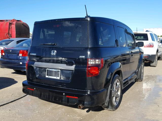 5J6YH1H9XAL001803 - 2010 HONDA ELEMENT SC BLACK photo 4