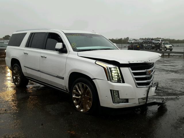 1GYS4JKJ0HR160129 - 2017 CADILLAC ESCALADE E WHITE photo 1