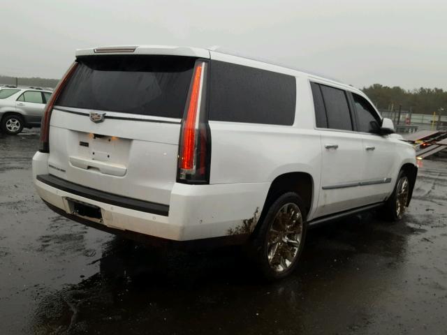 1GYS4JKJ0HR160129 - 2017 CADILLAC ESCALADE E WHITE photo 4