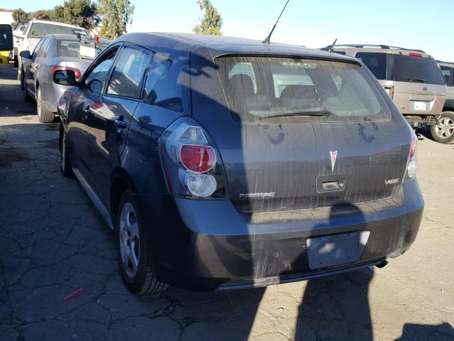 5Y2SP67809Z427397 - 2009 PONTIAC VIBE GRAY photo 3