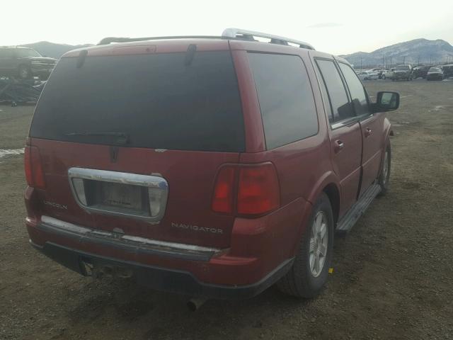 5LMFU28576LJ24647 - 2006 LINCOLN NAVIGATOR Қызыл фото 4