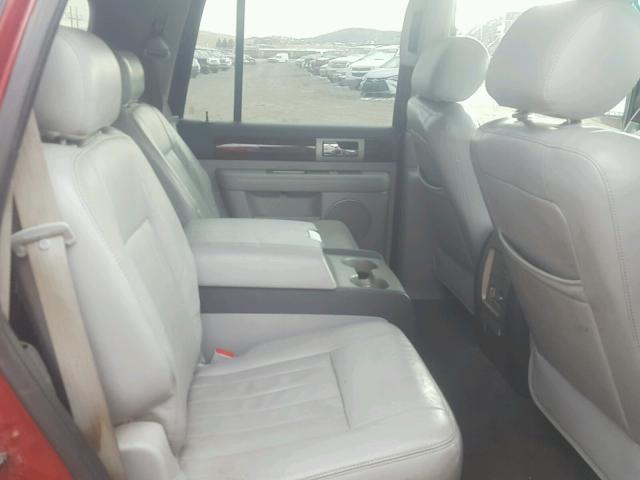 5LMFU28576LJ24647 - 2006 LINCOLN NAVIGATOR Қызыл фото 6