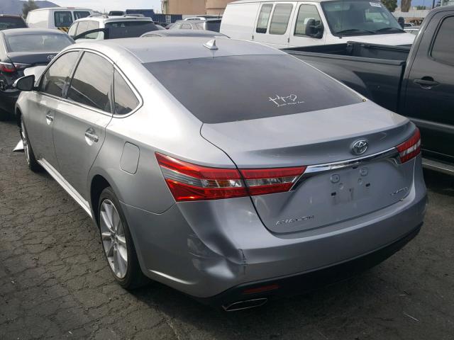 4T1BK1EB8FU191277 - 2015 TOYOTA AVALON XLE SILVER photo 3