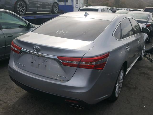 4T1BK1EB8FU191277 - 2015 TOYOTA AVALON XLE SILVER photo 4