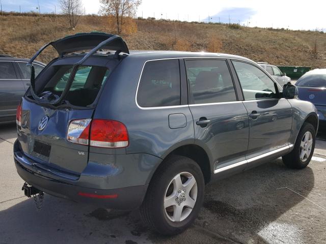 WVGZG77L86D036415 - 2006 VOLKSWAGEN TOUAREG 3. GRAY photo 4