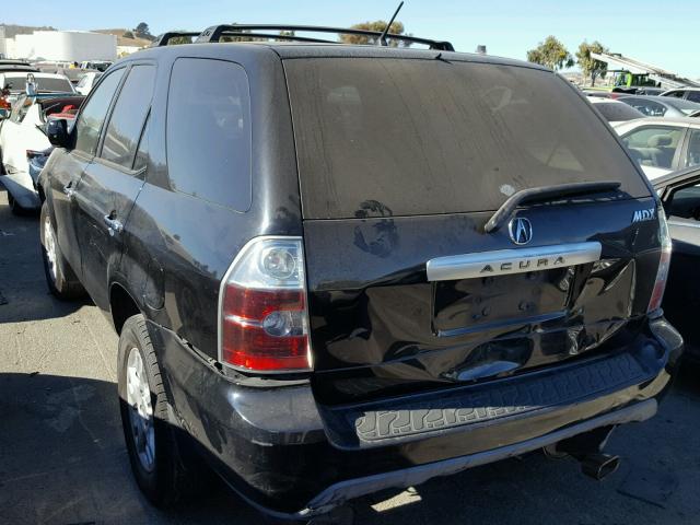 2HNYD18834H506201 - 2004 ACURA MDX TOURIN BLACK photo 3