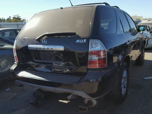 2HNYD18834H506201 - 2004 ACURA MDX TOURIN BLACK photo 4