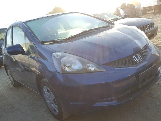 JHMGE8H3XDC045740 - 2013 HONDA FIT BLUE photo 1