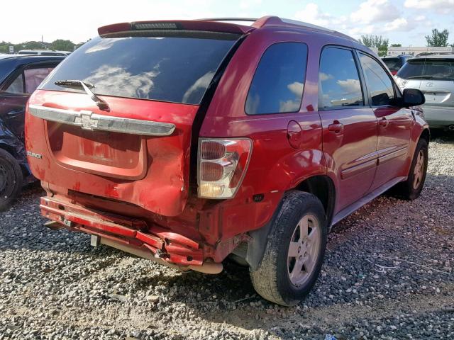 2CNDL63F756026228 - 2005 CHEVROLET EQUINOX LT RED photo 4