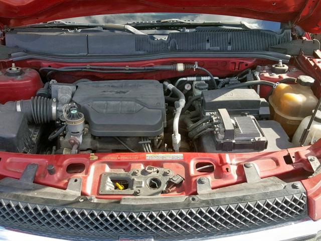 2CNDL63F756026228 - 2005 CHEVROLET EQUINOX LT RED photo 7