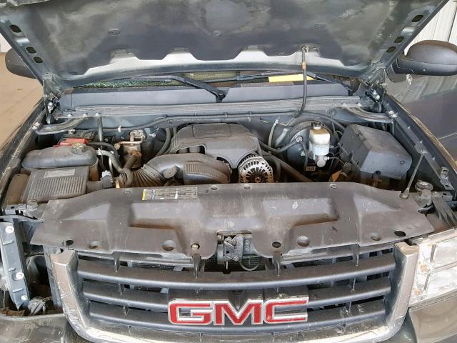 1GTR1VE01BZ105591 - 2011 GMC SIERRA C15 GRAY photo 7