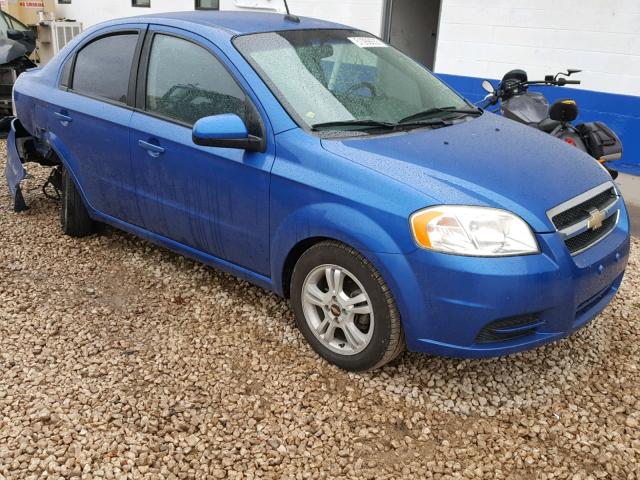 KL1TD5DE0AB048938 - 2010 CHEVROLET AVEO LS BLUE photo 1
