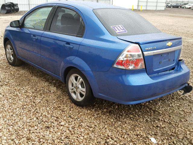 KL1TD5DE0AB048938 - 2010 CHEVROLET AVEO LS BLUE photo 3