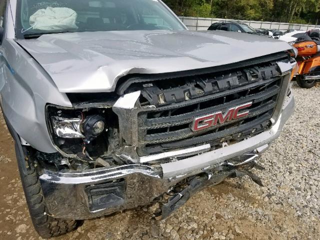 1GTV2TEH8EZ275554 - 2014 GMC SIERRA K15 SILVER photo 9