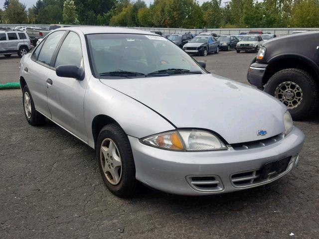 1G1JC524817257725 - 2001 CHEVROLET CAVALIER B SILVER photo 1