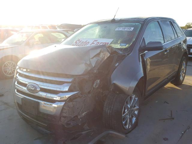 2FMDK3K96DBA63810 - 2013 FORD EDGE LIMIT CHARCOAL photo 2