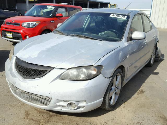 JM1BK323861518498 - 2006 MAZDA 3 S SILVER photo 2