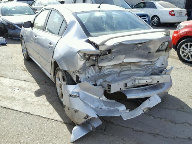 JM1BK323861518498 - 2006 MAZDA 3 S SILVER photo 3