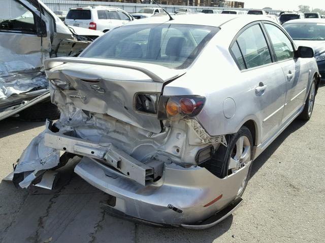 JM1BK323861518498 - 2006 MAZDA 3 S SILVER photo 4