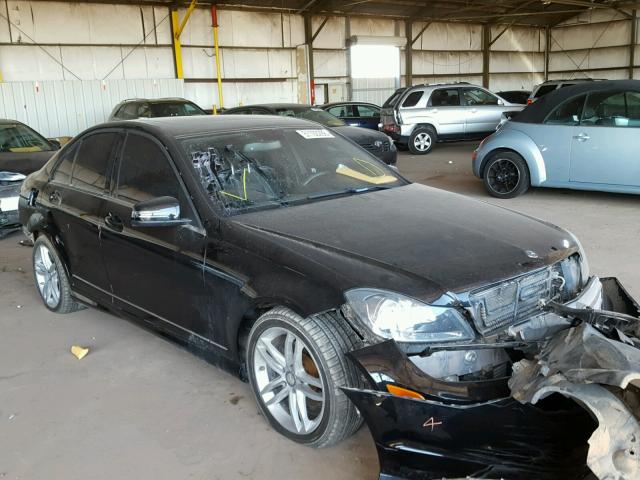 WDDGF4HB9DA813398 - 2013 MERCEDES-BENZ C 250 BLACK photo 1