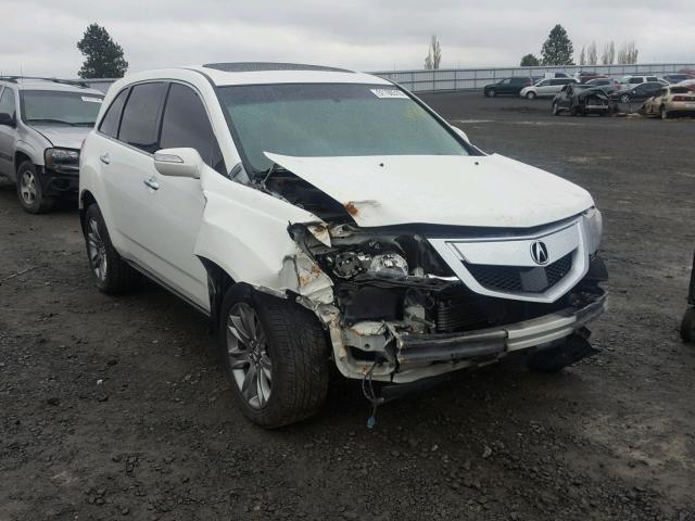 2HNYD2H74BH514527 - 2011 ACURA MDX ADVANC WHITE photo 1