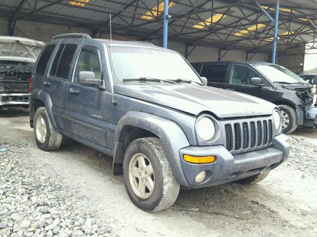 1J4GL58K02W192930 - 2002 JEEP LIBERTY LI BLUE photo 1