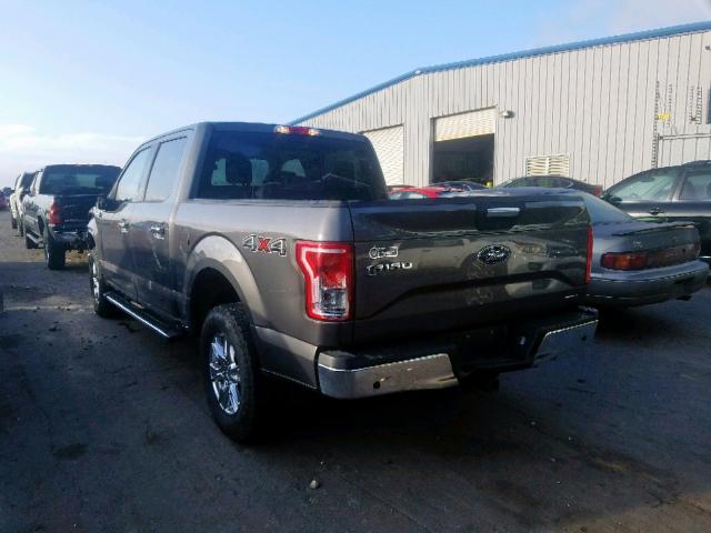 1FTEW1EF9FKD14251 - 2015 FORD F150 SUPER BLACK photo 3