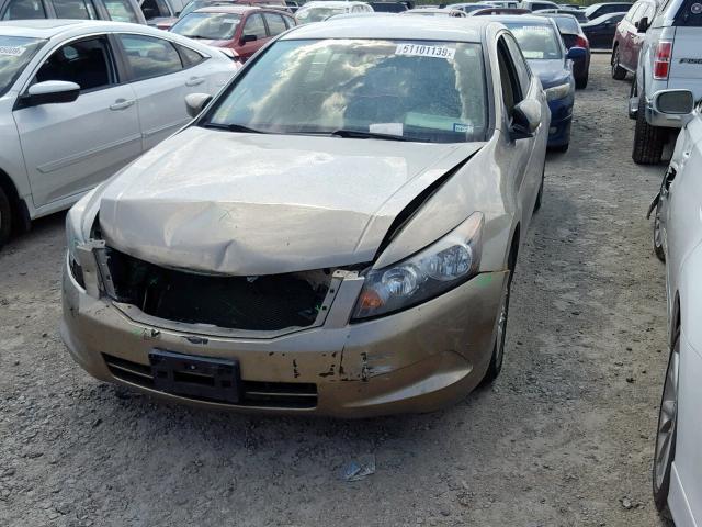 JHMCP26448C060340 - 2008 HONDA ACCORD LXP GOLD photo 2