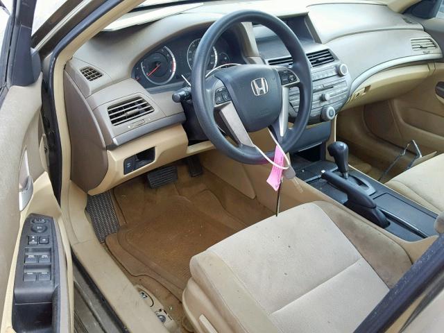 JHMCP26448C060340 - 2008 HONDA ACCORD LXP GOLD photo 9