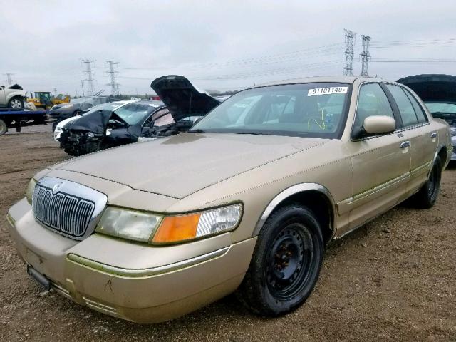 2MEFM74W3YX701598 - 2000 MERCURY GRAND MARQ TAN photo 2