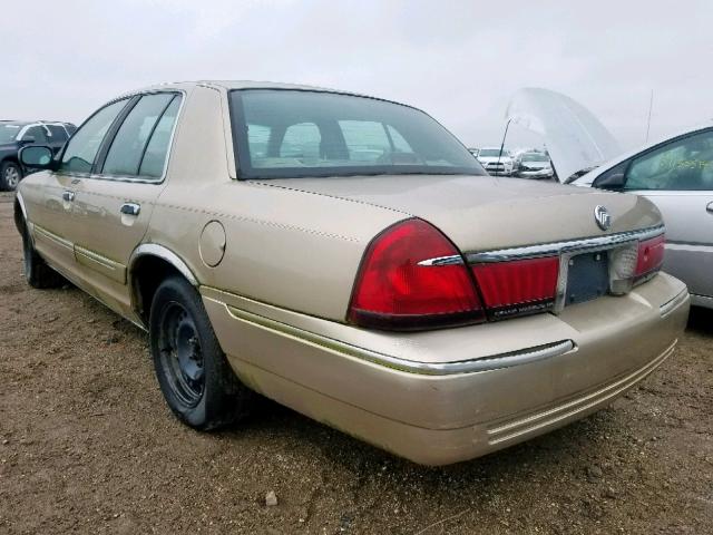 2MEFM74W3YX701598 - 2000 MERCURY GRAND MARQ TAN photo 3