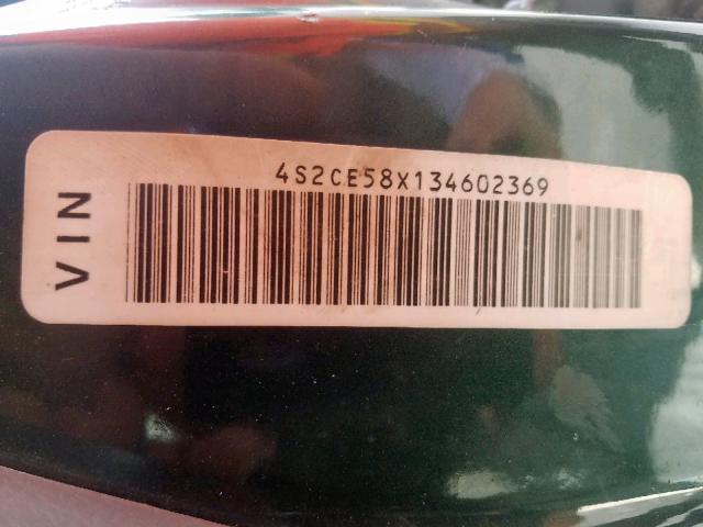 4S2CE58X134602369 - 2003 ISUZU AXIOM XS Yaşıl foto 10