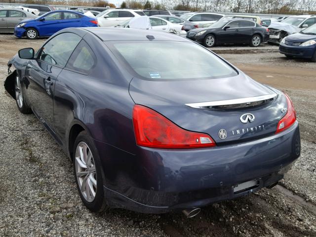 JN1CV6EL0BM262474 - 2011 INFINITI G37 GRAY photo 3