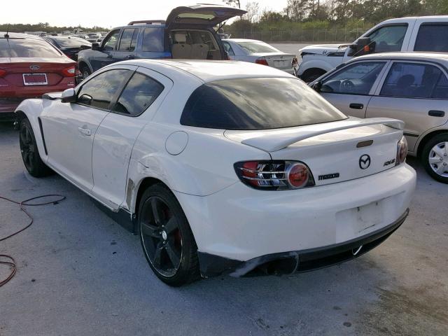 JM1FE17N250143445 - 2005 MAZDA RX8 WHITE photo 3