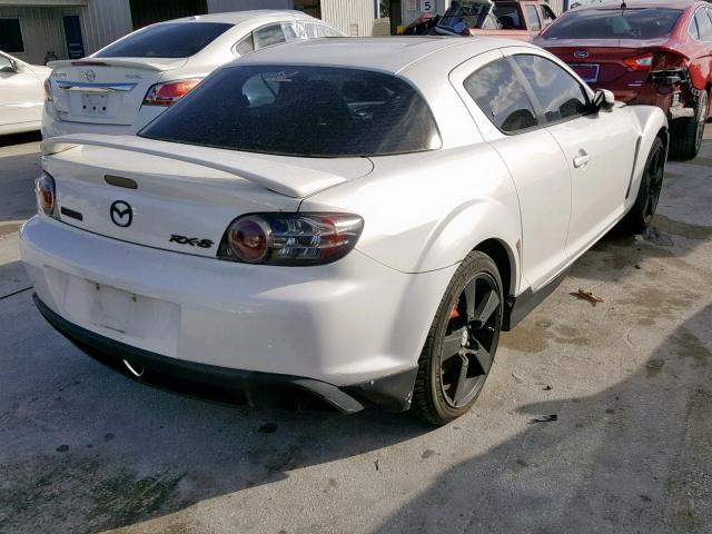 JM1FE17N250143445 - 2005 MAZDA RX8 WHITE photo 4