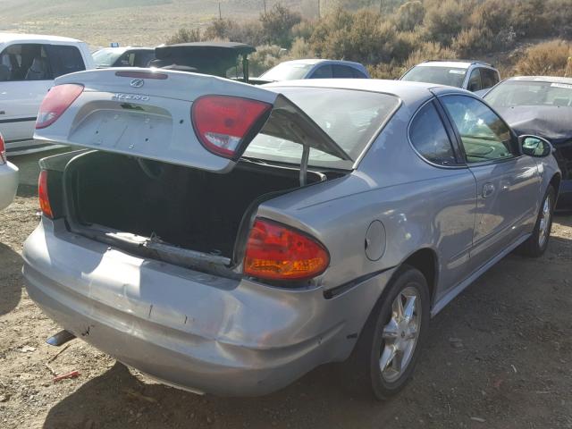 1G3NF12E6YC346390 - 2000 OLDSMOBILE ALERO GLS SILVER photo 4