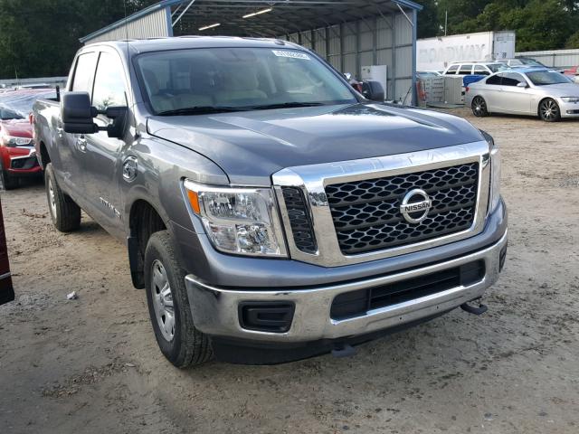 1N6BA1F3XHN574646 - 2017 NISSAN TITAN XD S GRAY photo 1