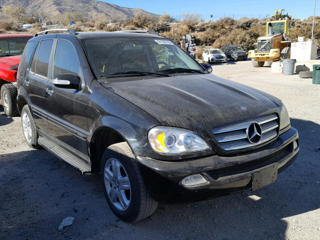 4JGAB57E75A517239 - 2005 MERCEDES-BENZ ML 350 BLACK photo 1