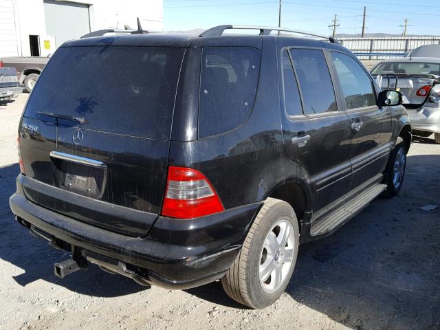 4JGAB57E75A517239 - 2005 MERCEDES-BENZ ML 350 BLACK photo 4