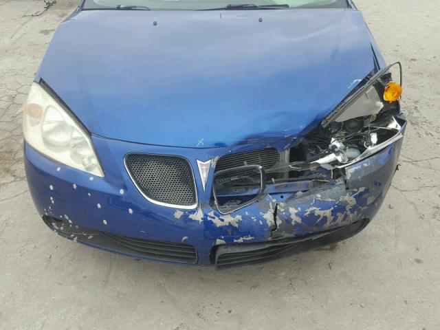 1G2ZH548754138023 - 2005 PONTIAC G6 GT BLUE photo 7