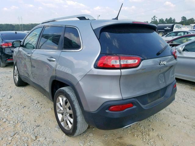 1C4PJLDS7EW301698 - 2014 JEEP CHEROKEE L SILVER photo 3