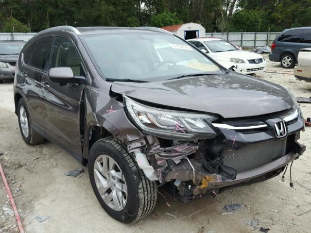 2HKRM3H76FH546084 - 2015 HONDA CR-V EXL BROWN photo 1