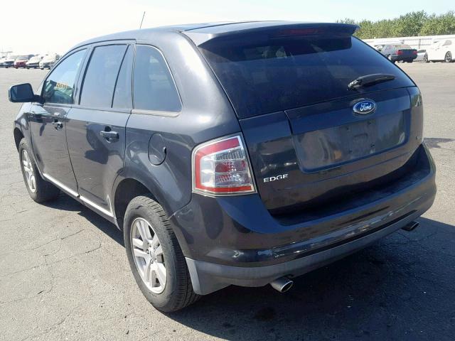 2FMDK38C27BA47644 - 2007 FORD EDGE SEL CHARCOAL photo 3