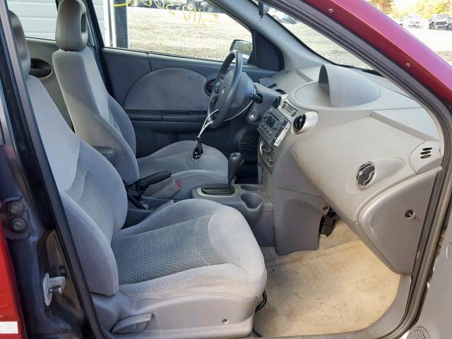 1G8AL52F74Z177960 - 2004 SATURN ION LEVEL RED photo 5