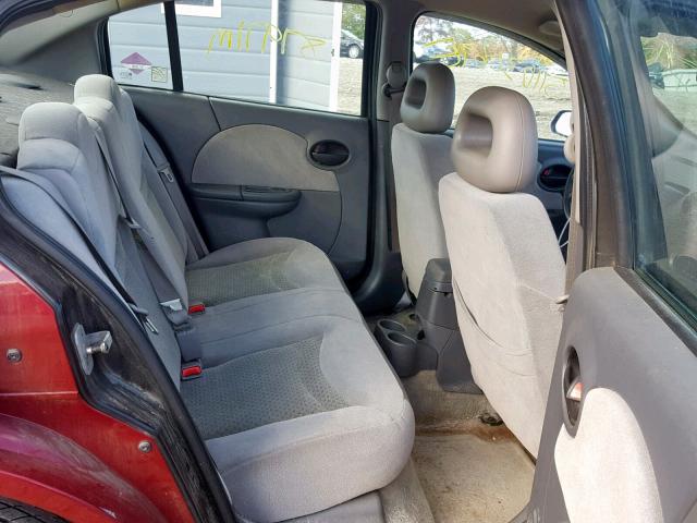 1G8AL52F74Z177960 - 2004 SATURN ION LEVEL RED photo 6