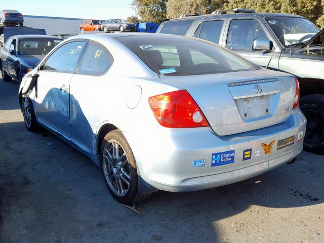 JTKDE167350020949 - 2005 TOYOTA SCION TC ტურკოუსი ფოტო 3