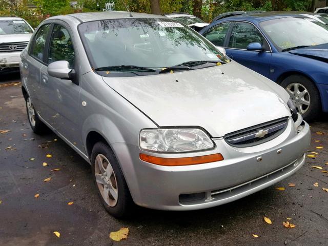 KL1TD52615B471531 - 2005 CHEVROLET AVEO BASE Күміс фото 1